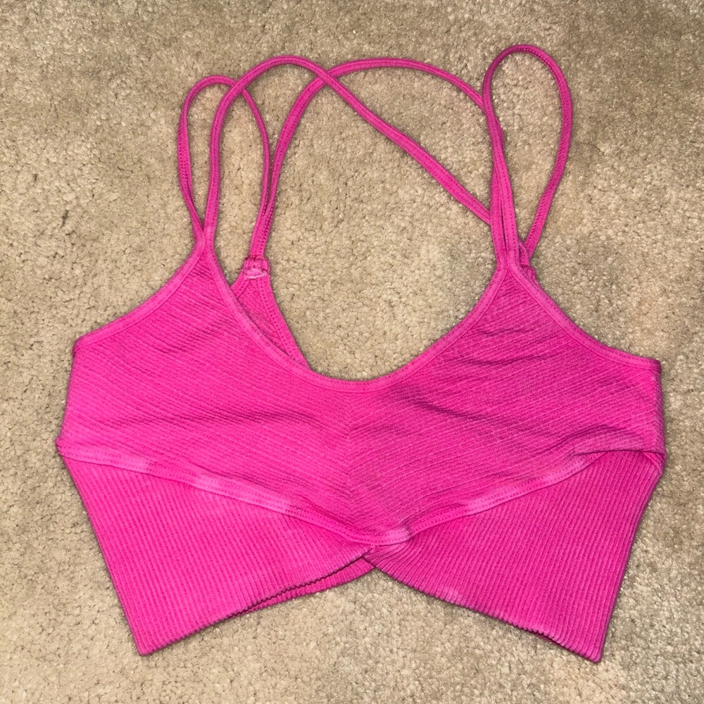 Free people movement black diamond bra
